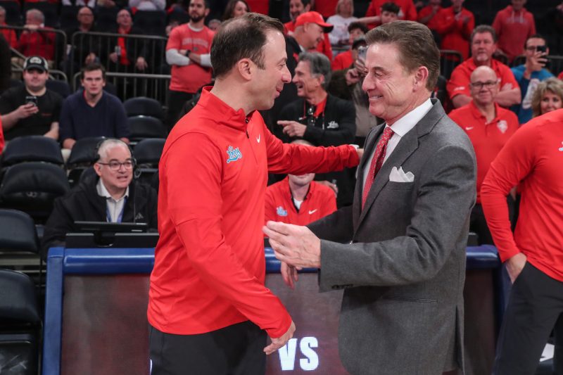 Rick Pitino chases win No. 900. His son, Richard, stands in the way.
