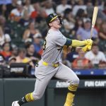 Athletics stage 7-run rally to sting Astros in rubber match
